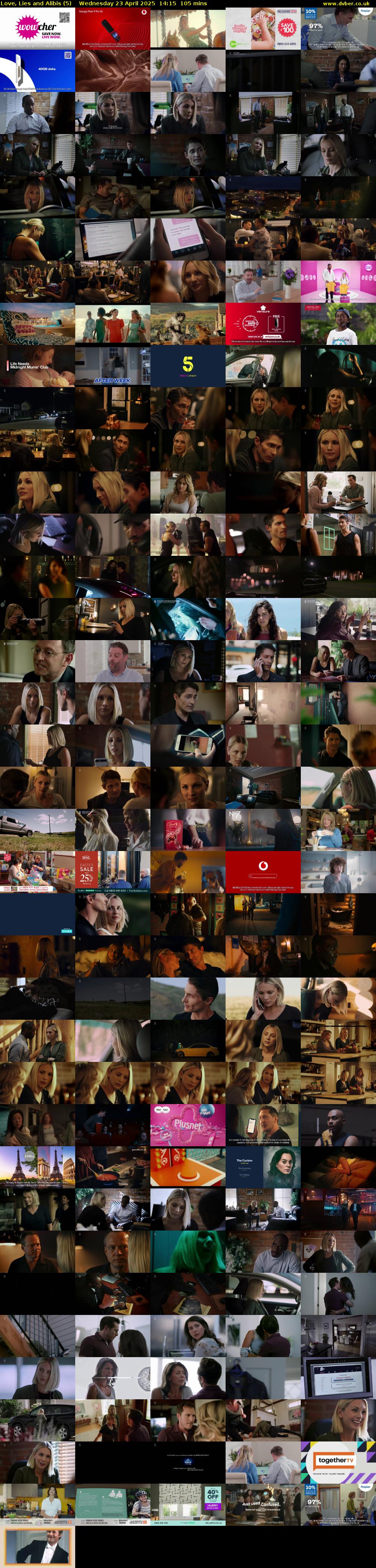 Love, Lies and Alibis (5) Wednesday 23 April 2025 14:15 - 16:00