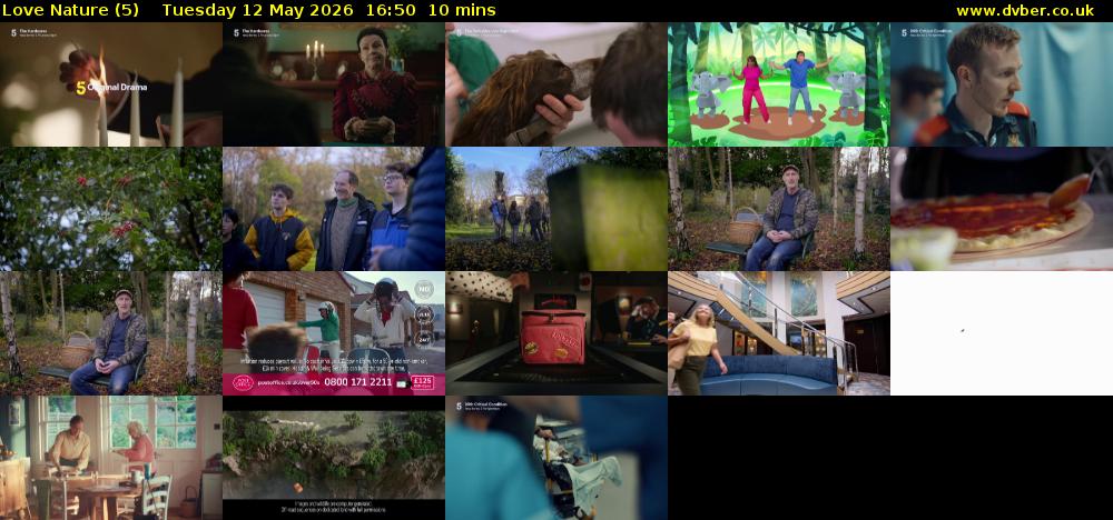 Love Nature (5) Tuesday 12 May 2026 16:50 - 17:00