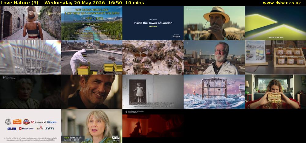 Love Nature (5) Wednesday 20 May 2026 16:50 - 17:00