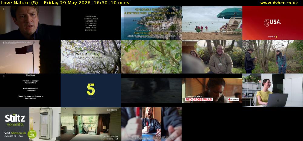 Love Nature (5) Friday 29 May 2026 16:50 - 17:00