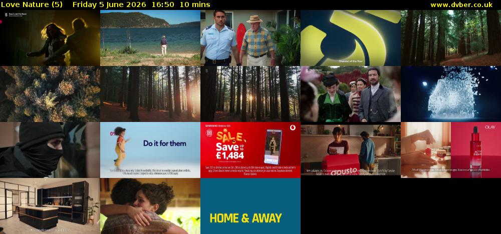 Love Nature (5) Friday 5 June 2026 16:50 - 17:00