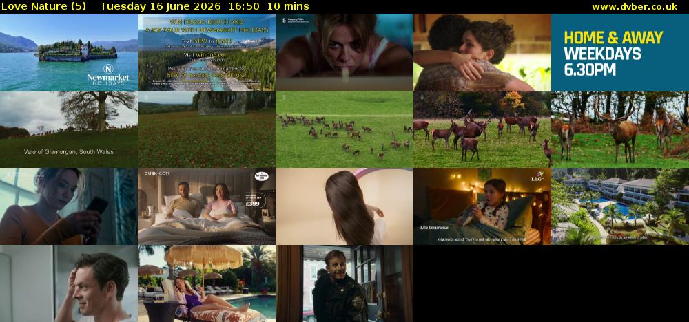 Love Nature (5) Tuesday 16 June 2026 16:50 - 17:00