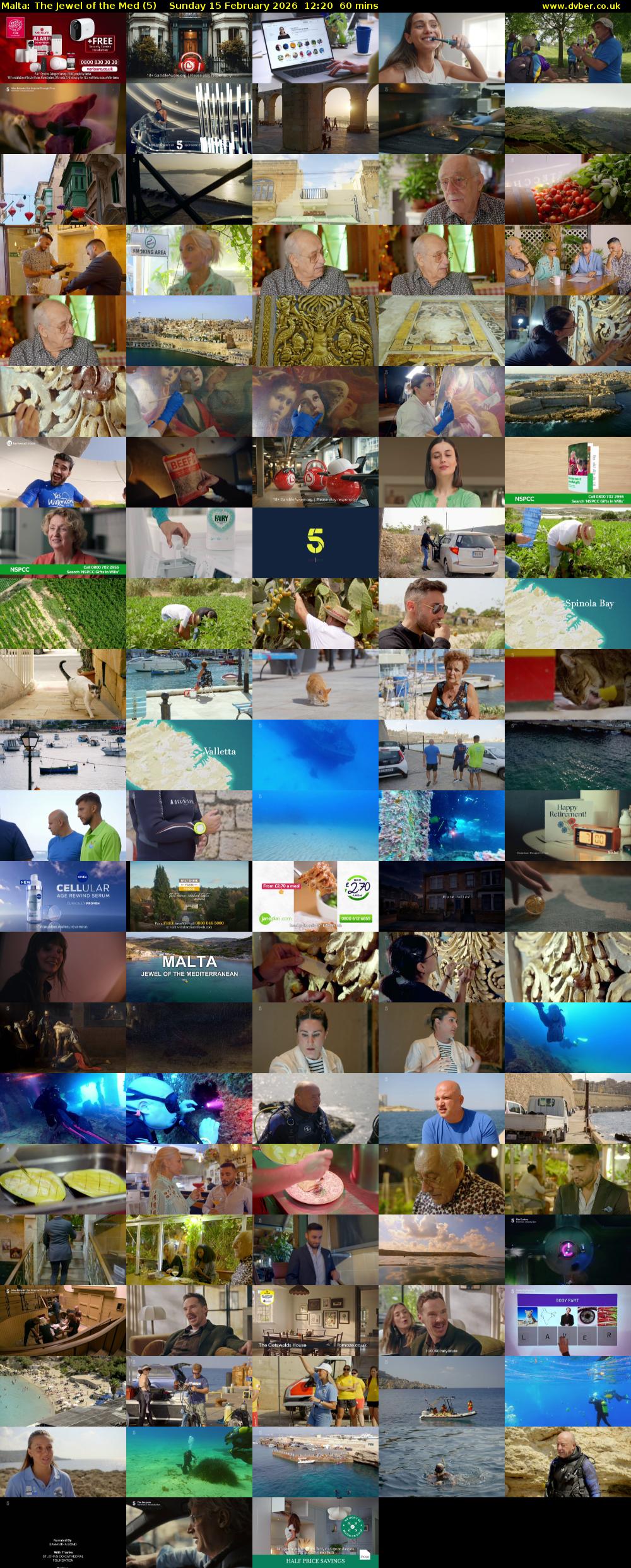Malta: The Jewel of the Med (5) Sunday 15 February 2026 12:20 - 13:20