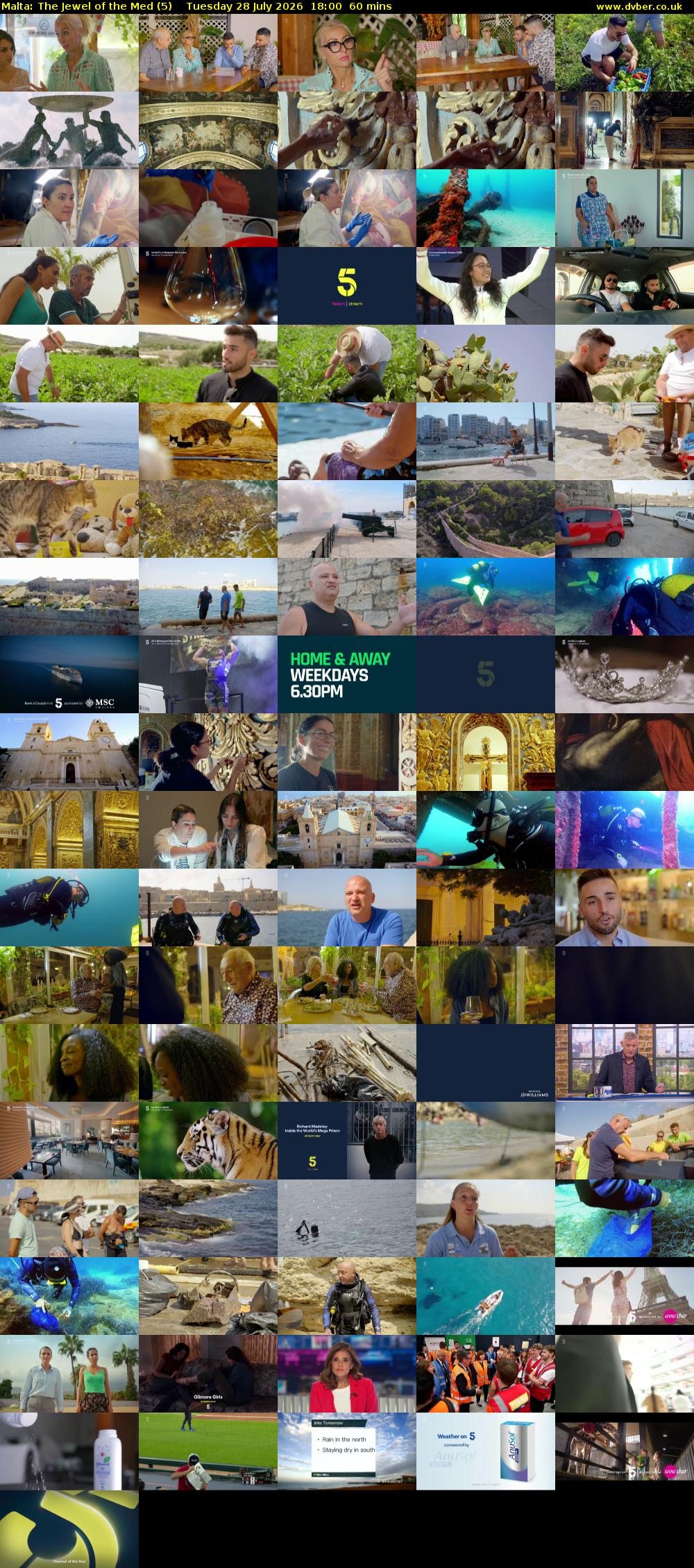 Malta: The Jewel of the Med (5) Tuesday 28 July 2026 18:00 - 19:00