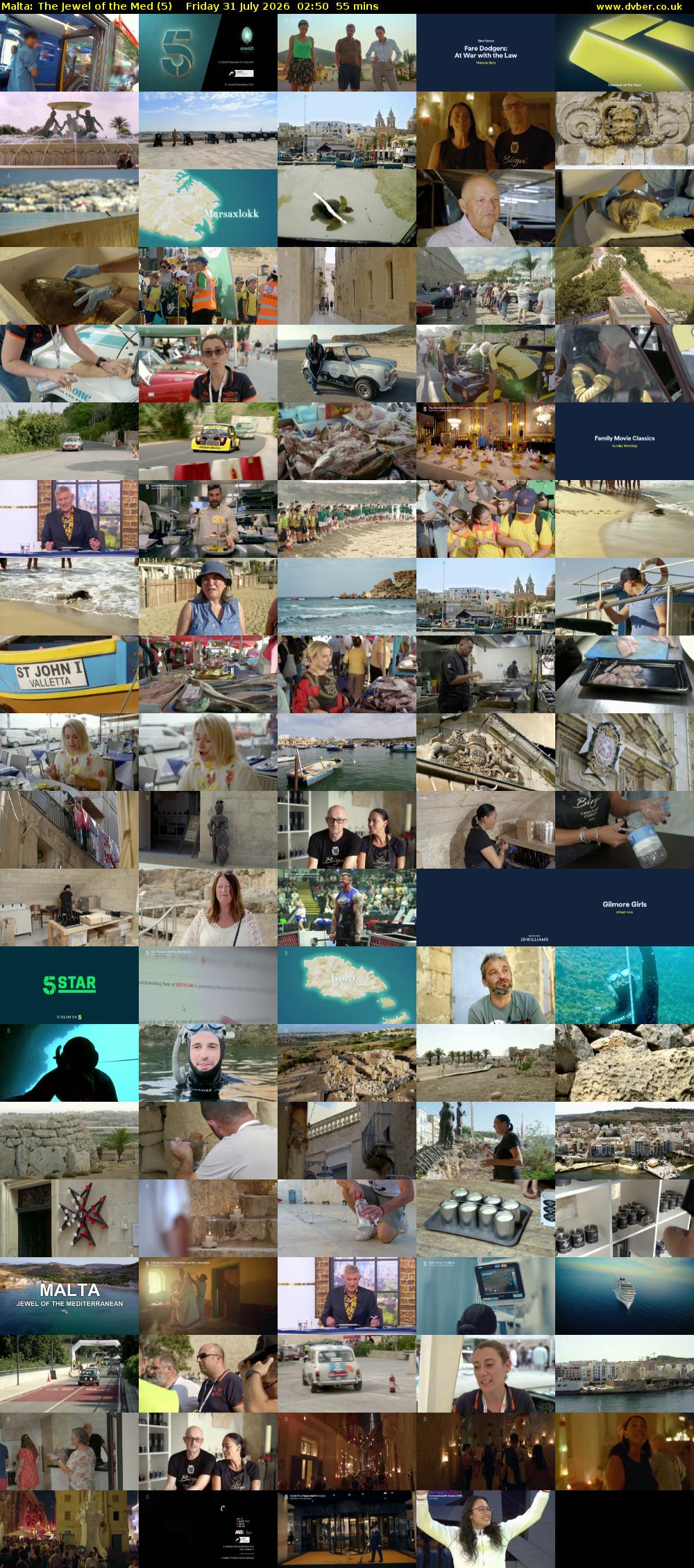 Malta: The Jewel of the Med (5) Friday 31 July 2026 02:50 - 03:45