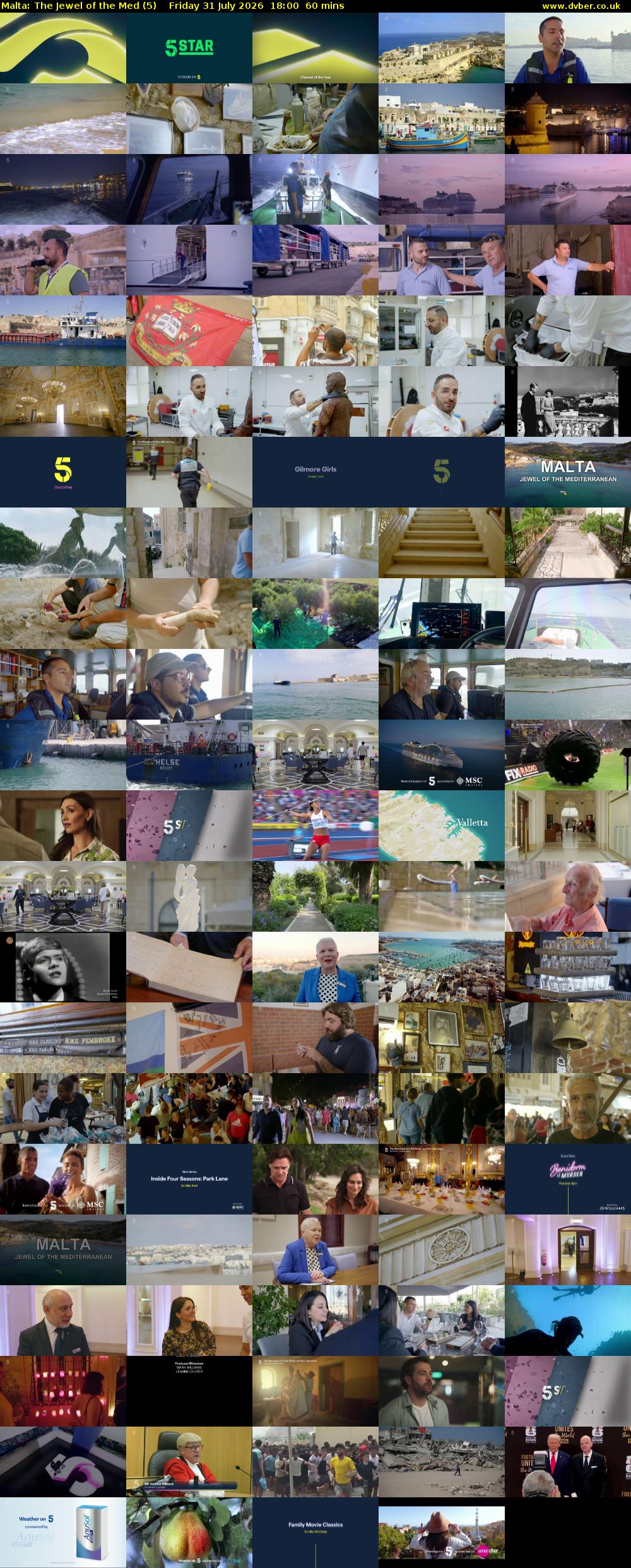 Malta: The Jewel of the Med (5) Friday 31 July 2026 18:00 - 19:00
