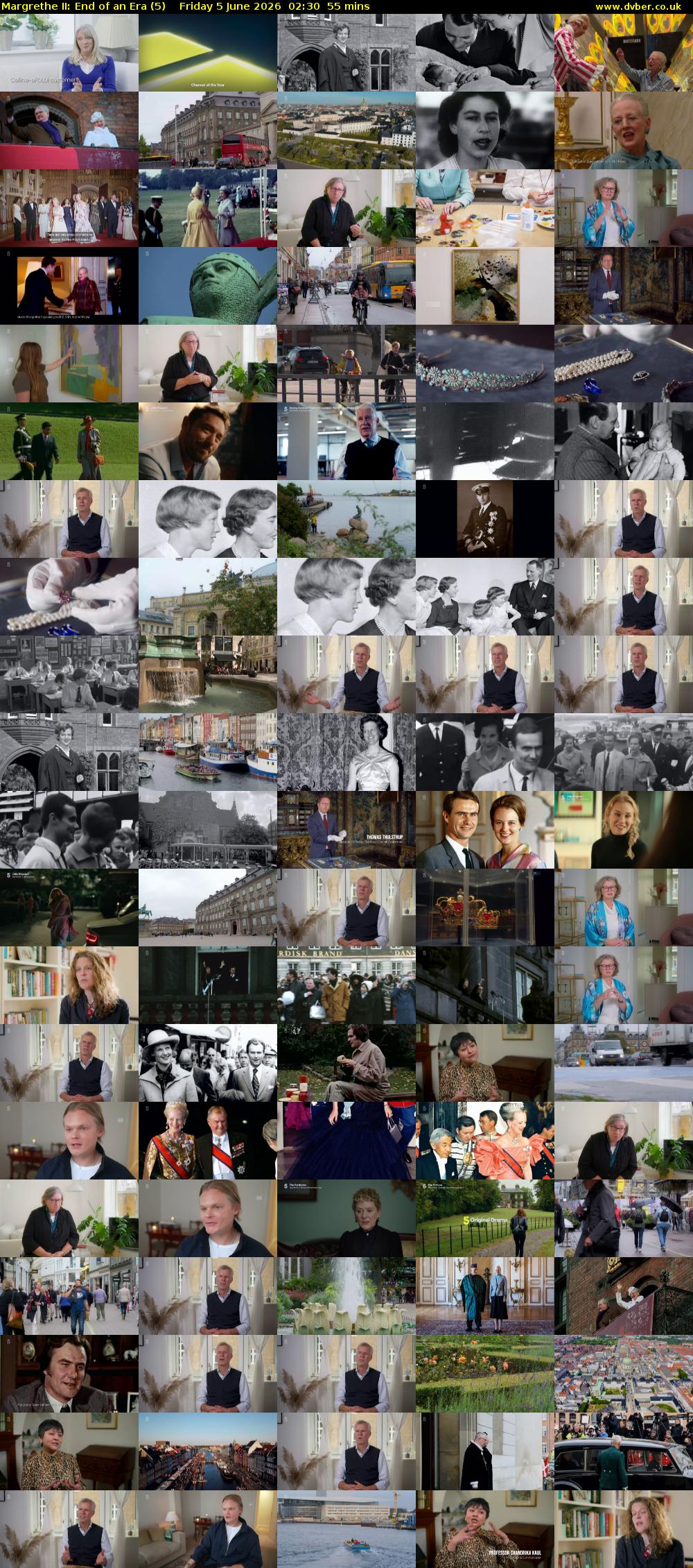 Margrethe II: End of an Era (5) Friday 5 June 2026 02:30 - 03:25
