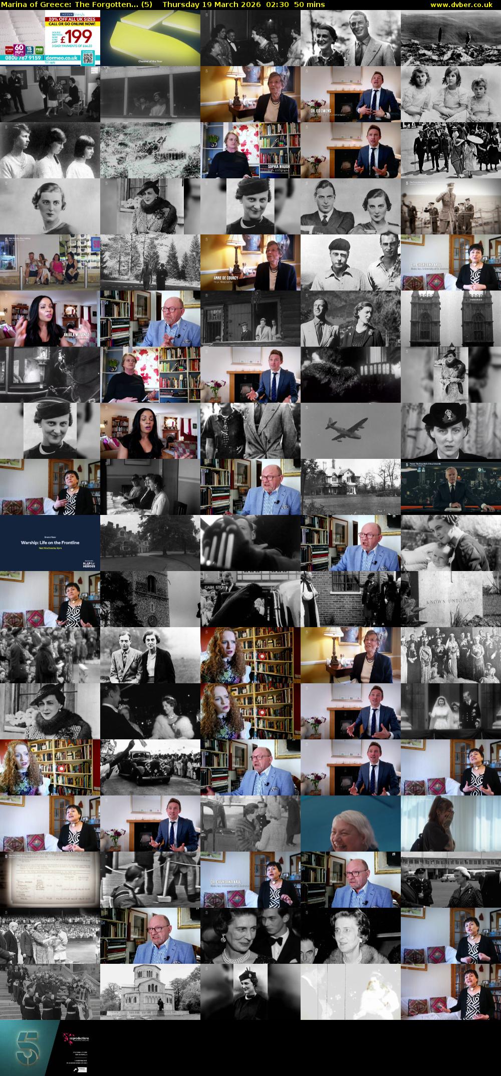 Marina of Greece: The Forgotten... (5) Thursday 19 March 2026 02:30 - 03:20