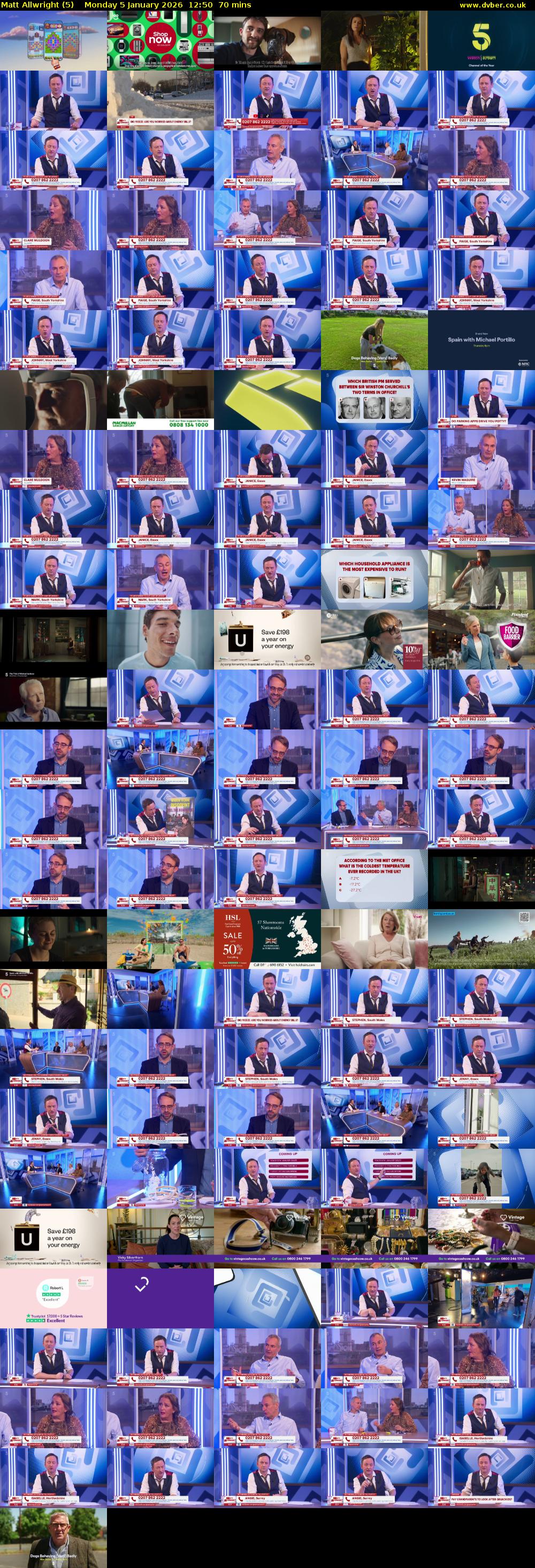 Matt Allwright (5) Monday 5 January 2026 12:50 - 14:00