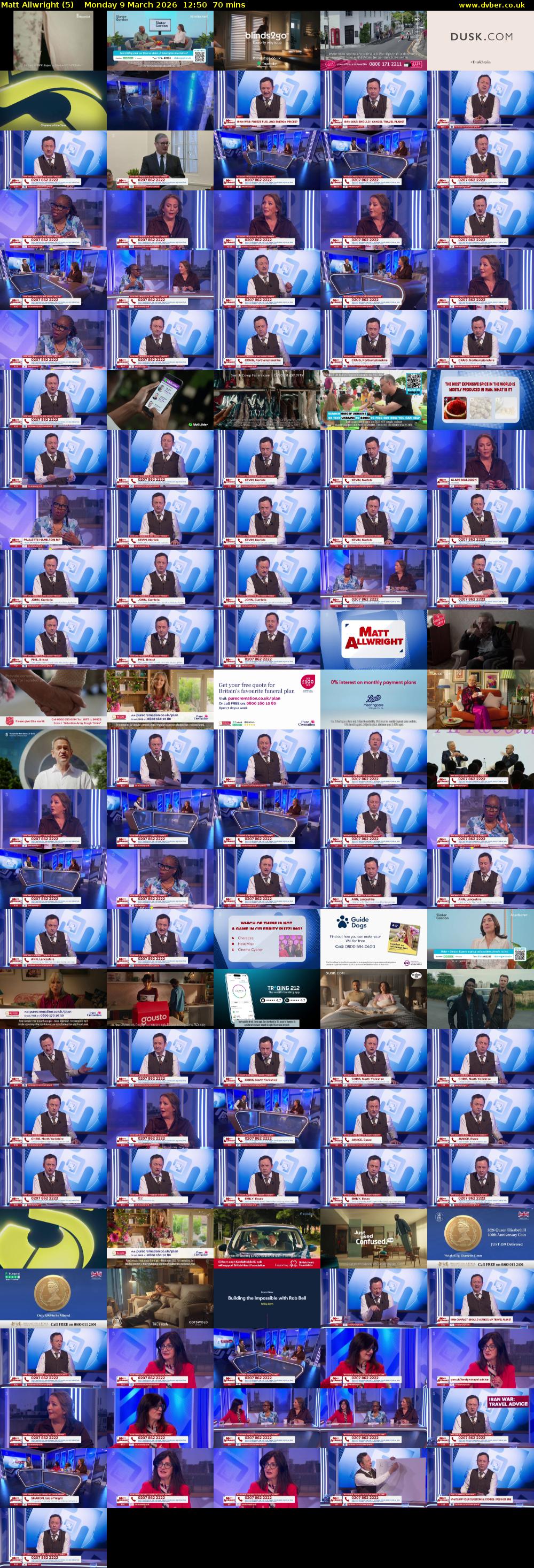 Matt Allwright (5) Monday 9 March 2026 12:50 - 14:00