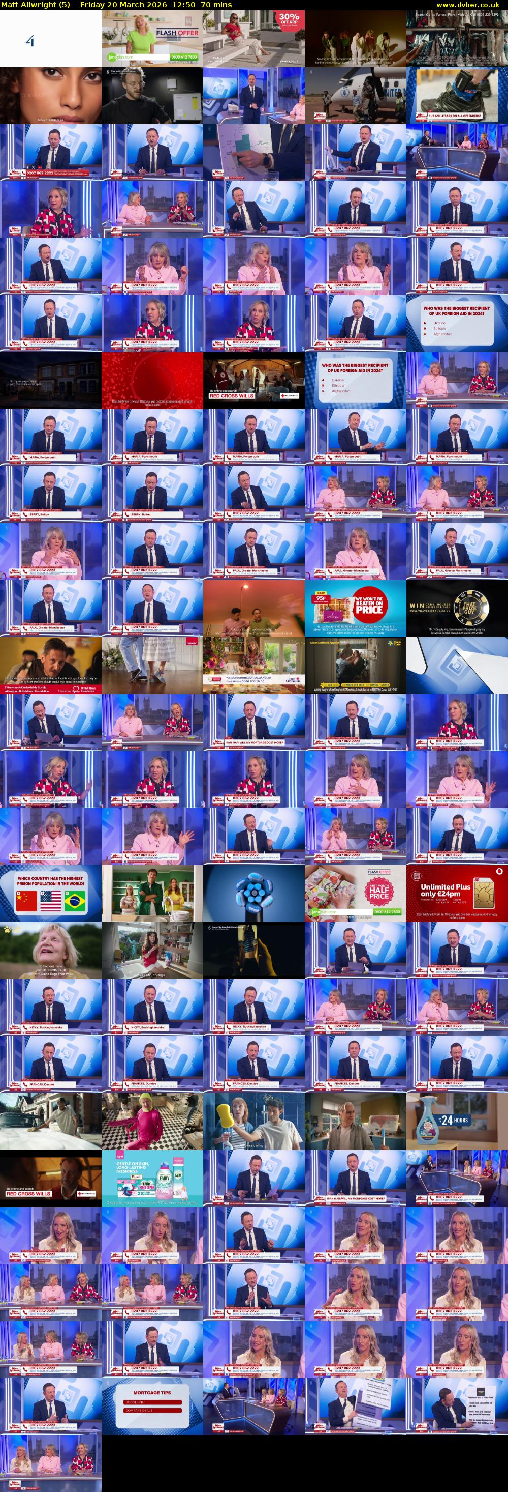 Matt Allwright (5) Friday 20 March 2026 12:50 - 14:00