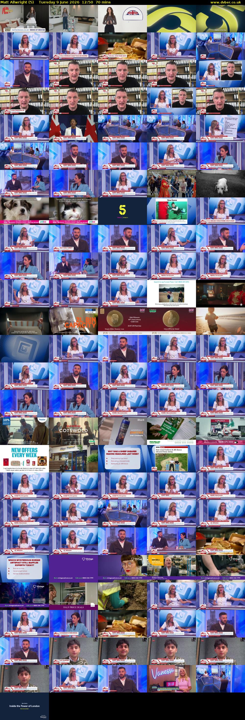 Matt Allwright (5) Tuesday 9 June 2026 12:50 - 14:00