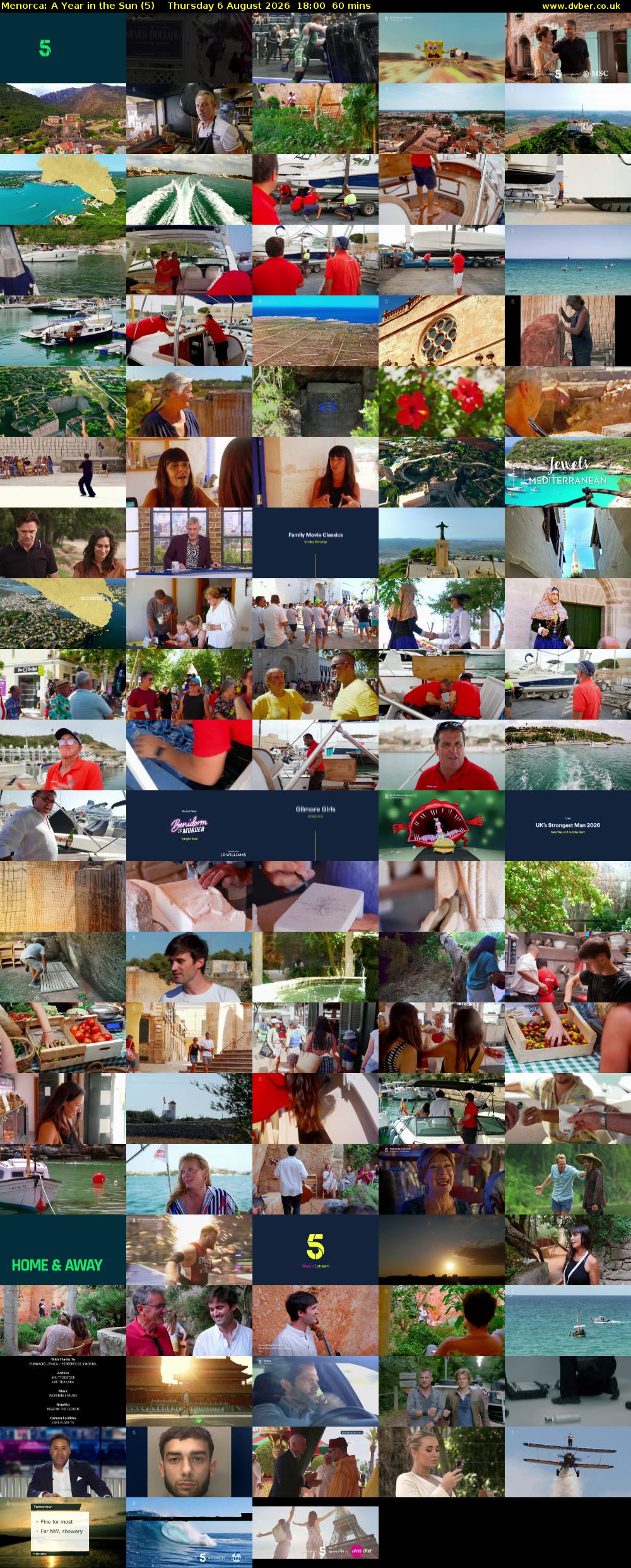 Menorca: A Year in the Sun (5) Thursday 6 August 2026 18:00 - 19:00