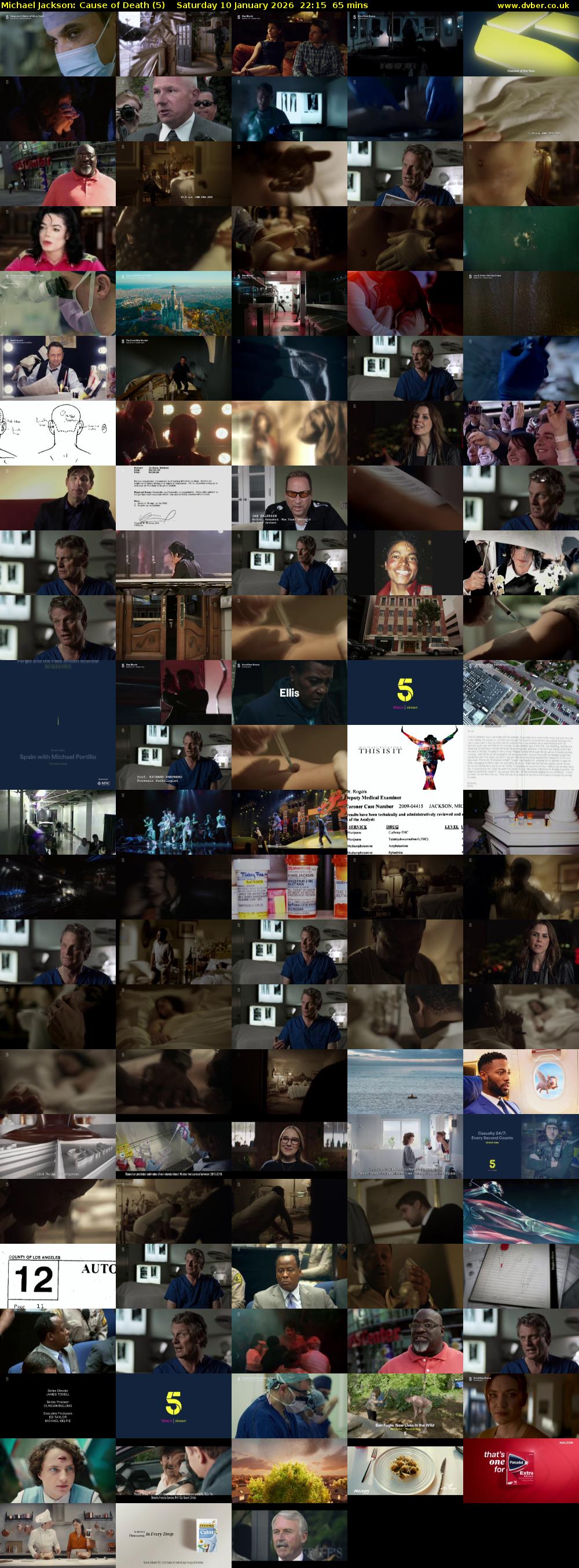 Michael Jackson: Cause of Death (5) Saturday 10 January 2026 22:15 - 23:20