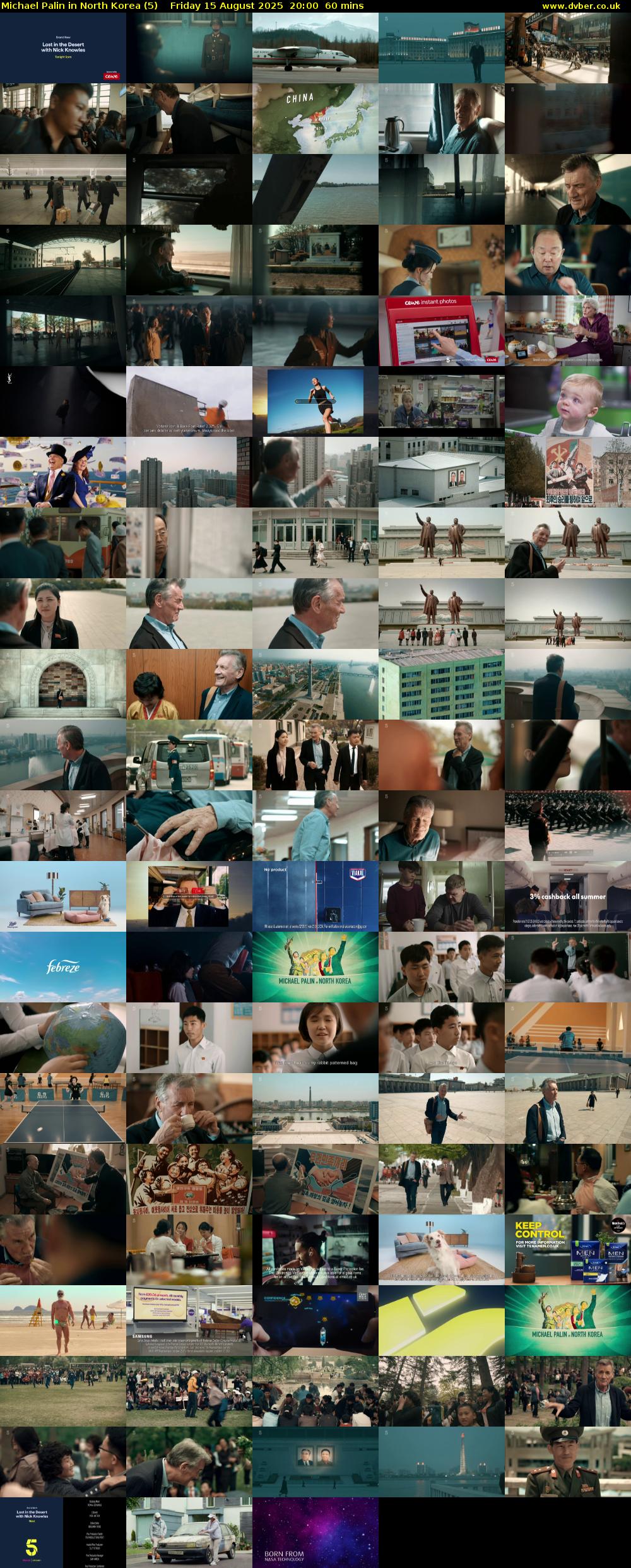 Michael Palin in North Korea (5) Friday 15 August 2025 20:00 - 21:00