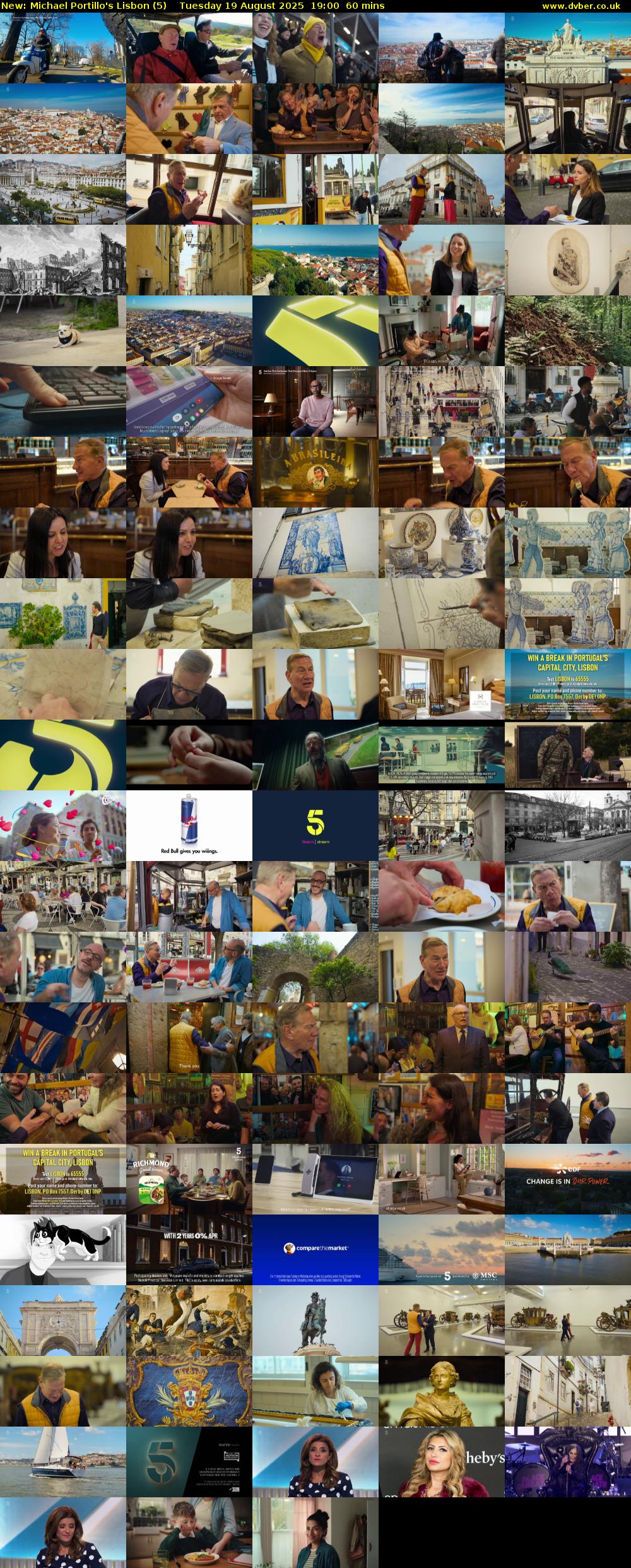 Michael Portillo's Lisbon (5) Tuesday 19 August 2025 19:00 - 20:00