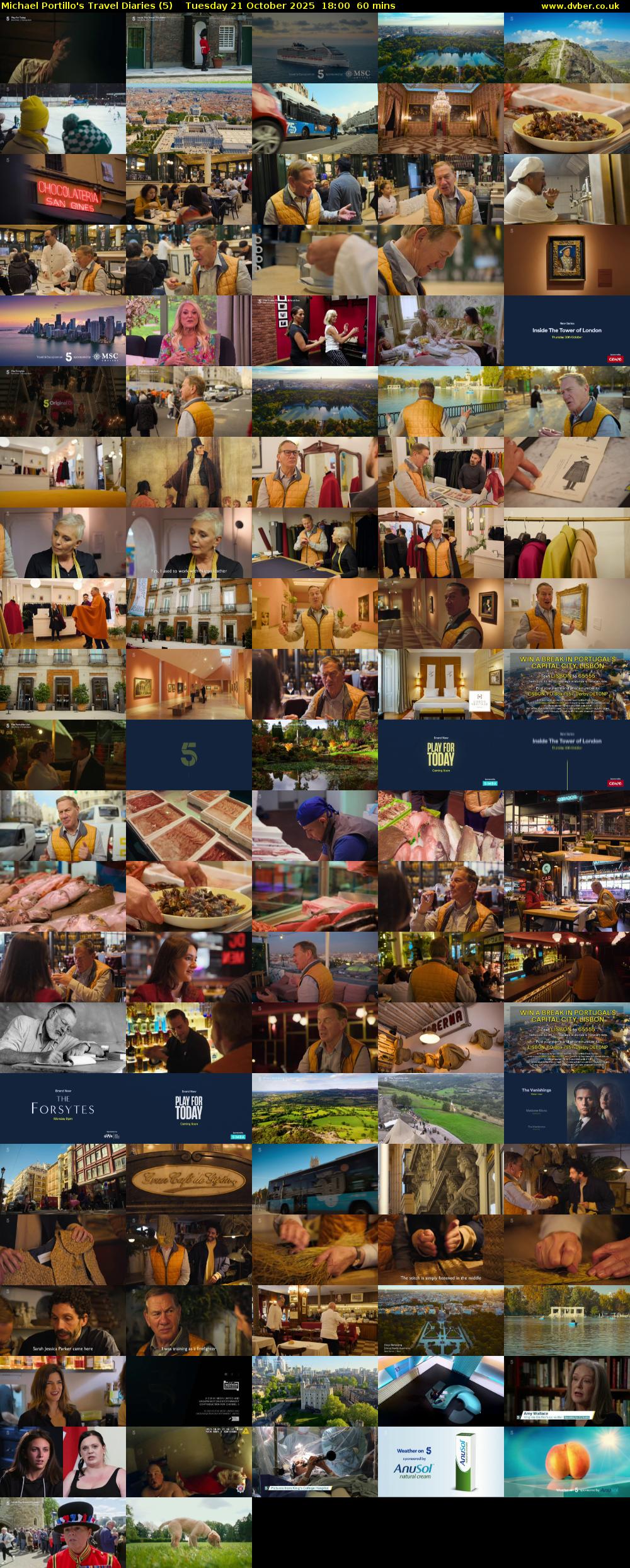 Michael Portillo's Travel Diaries (5) Tuesday 21 October 2025 18:00 - 19:00