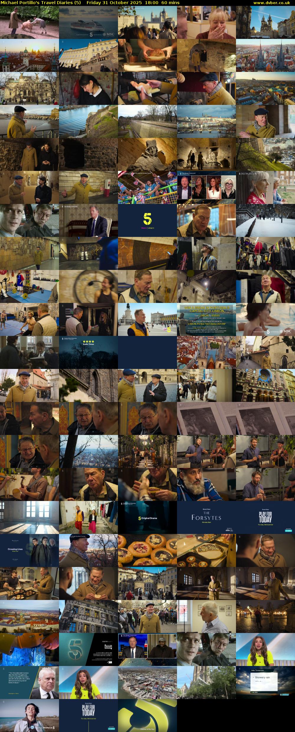 Michael Portillo's Travel Diaries (5) Friday 31 October 2025 18:00 - 19:00