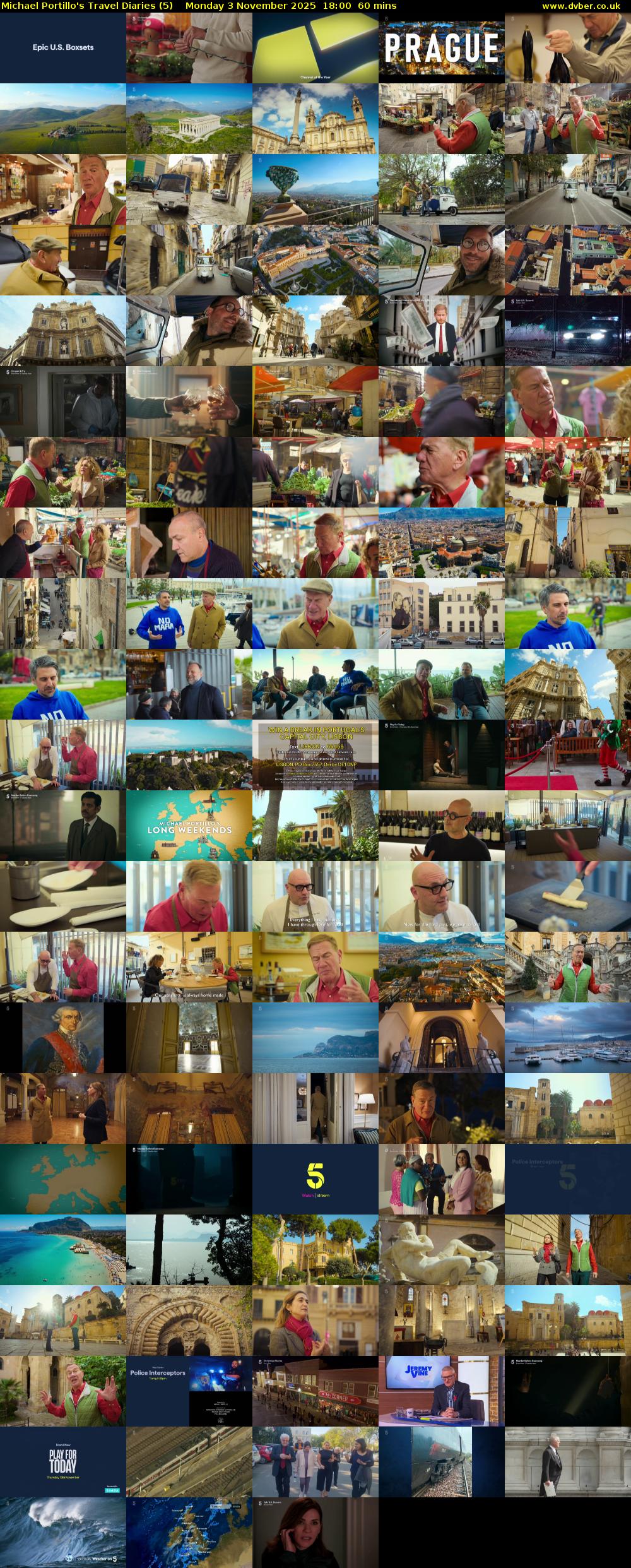 Michael Portillo's Travel Diaries (5) Monday 3 November 2025 18:00 - 19:00