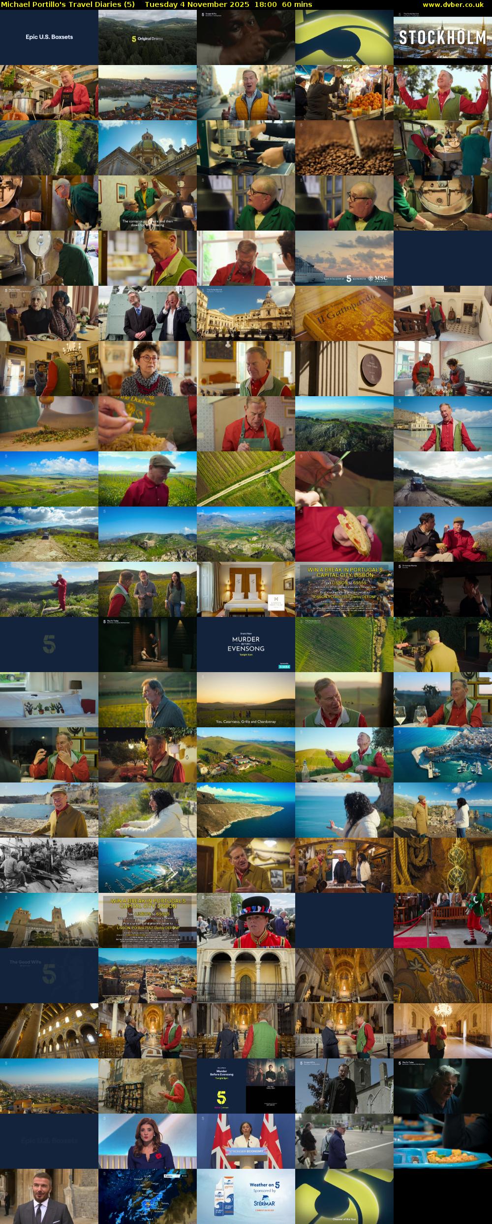 Michael Portillo's Travel Diaries (5) Tuesday 4 November 2025 18:00 - 19:00