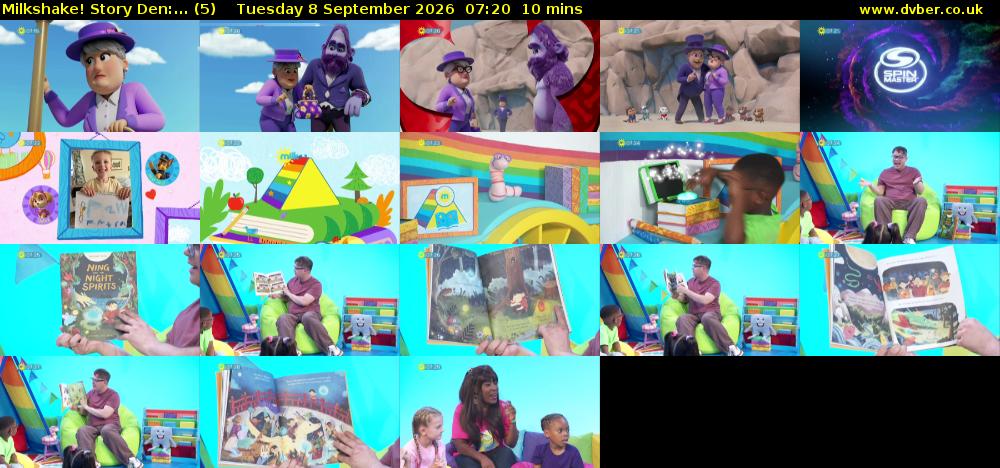 Milkshake! Story Den:... (5) Tuesday 8 September 2026 07:20 - 07:30