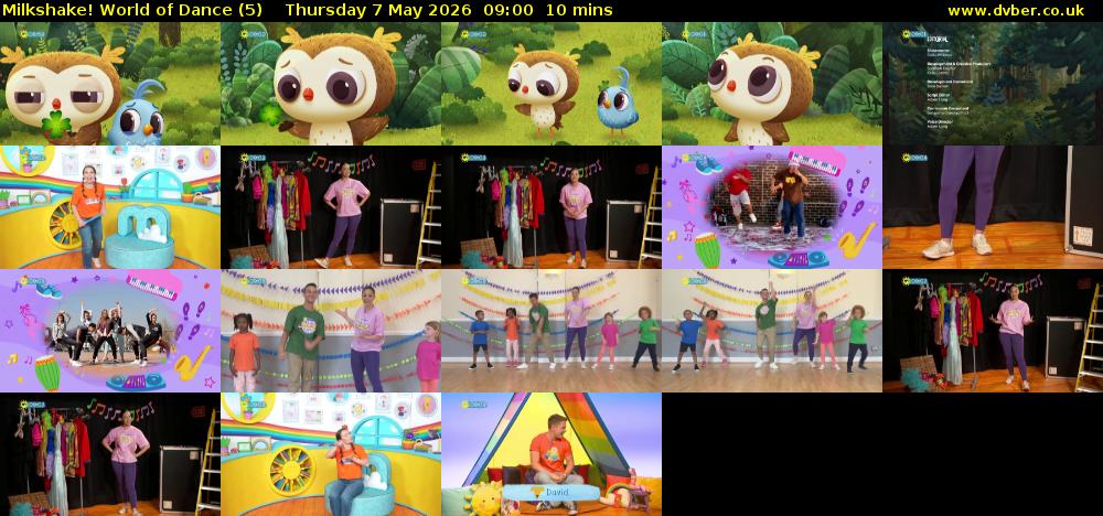 Milkshake! World of Dance (5) Thursday 7 May 2026 09:00 - 09:10