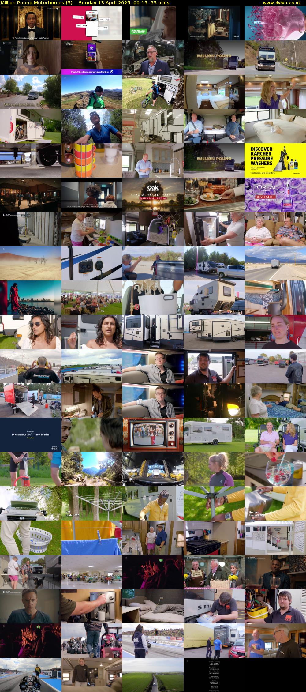 Million Pound Motorhomes (5) Sunday 13 April 2025 00:15 - 01:10