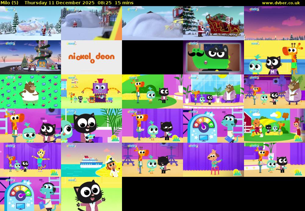 Milo (5) Thursday 11 December 2025 08:25 - 08:40