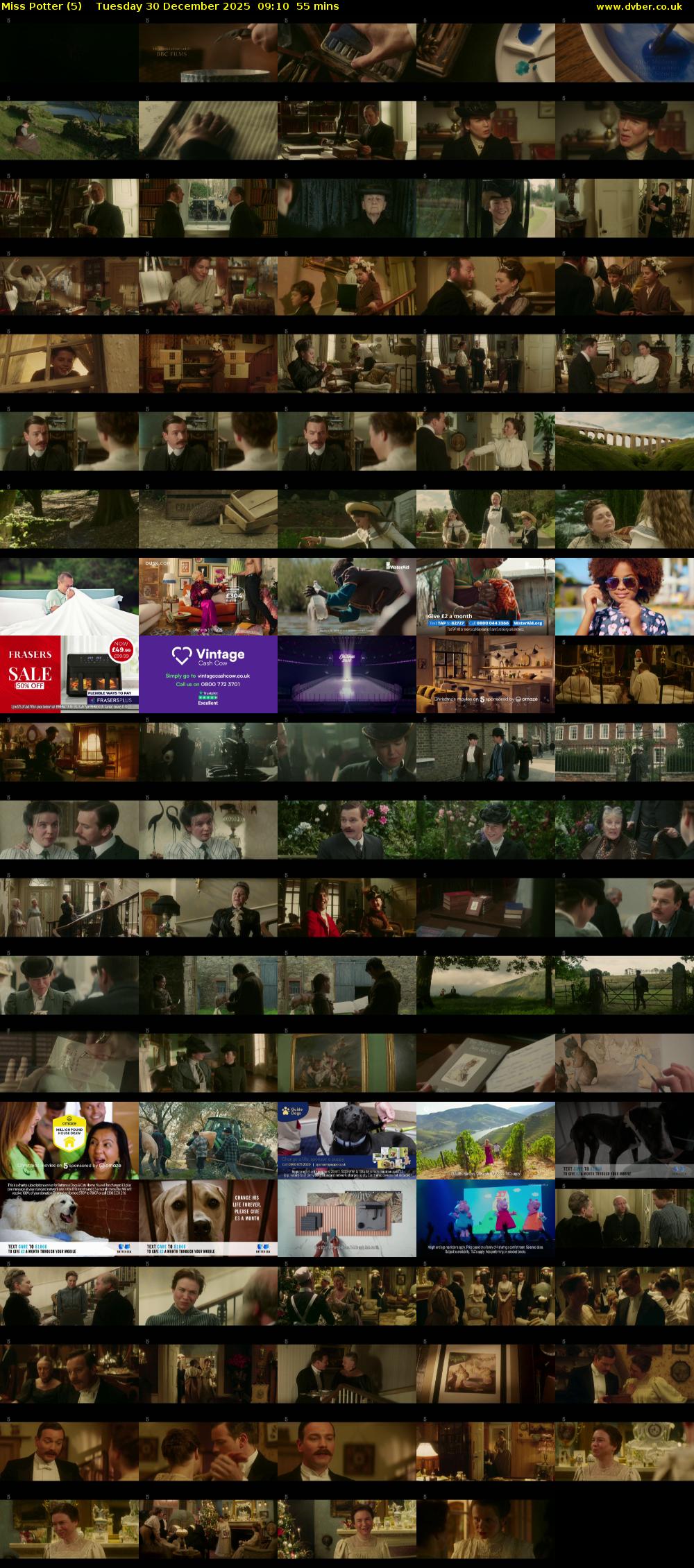 Miss Potter (5) Tuesday 30 December 2025 09:10 - 10:05