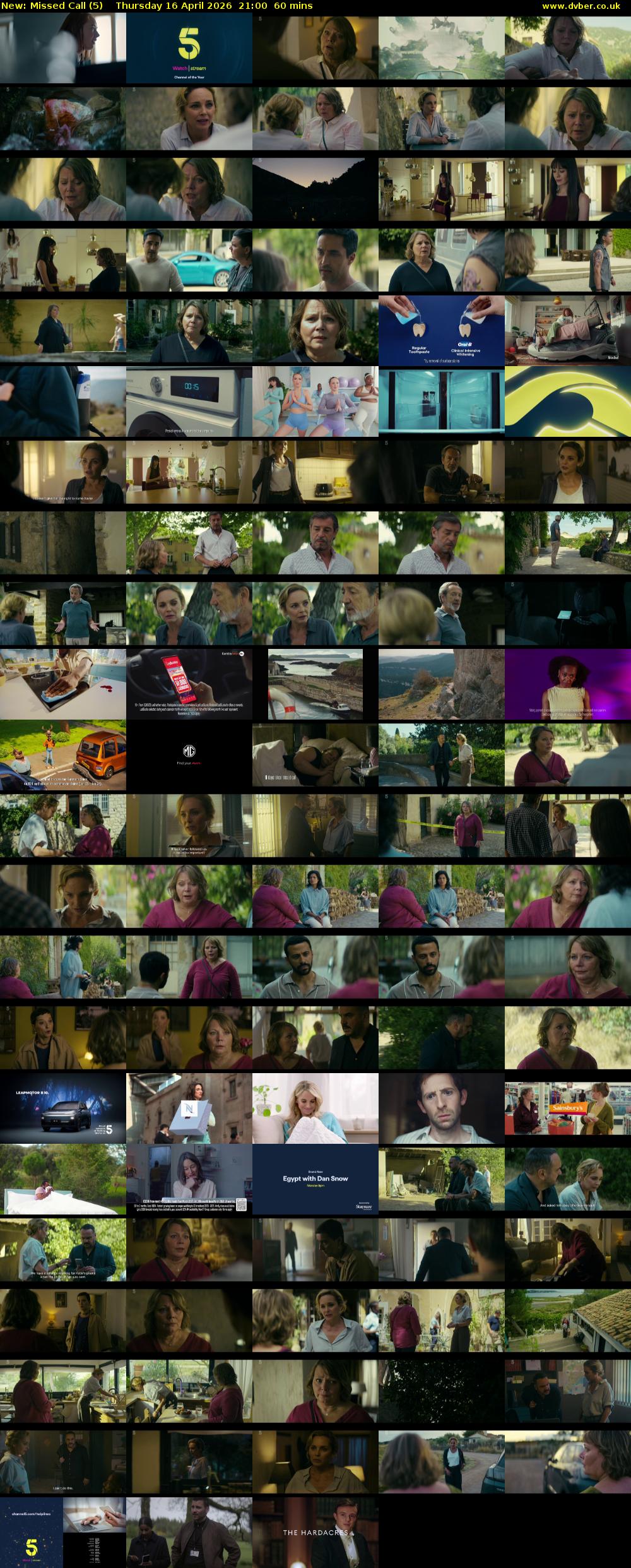 Missed Call (5) Thursday 16 April 2026 21:00 - 22:00