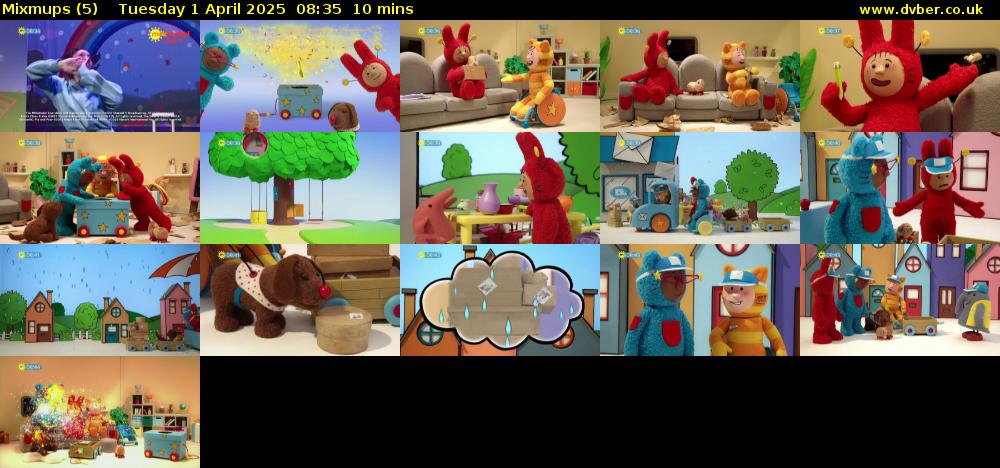 Mixmups (5) Tuesday 1 April 2025 08:35 - 08:45