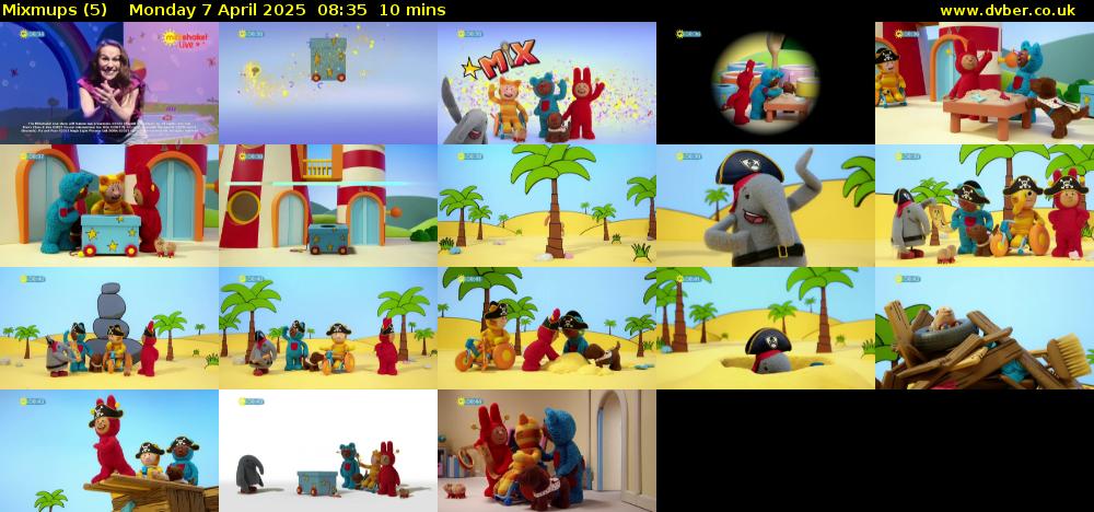 Mixmups (5) Monday 7 April 2025 08:35 - 08:45