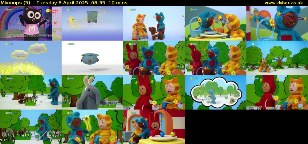 Mixmups (5) Tuesday 8 April 2025 08:35 - 08:45