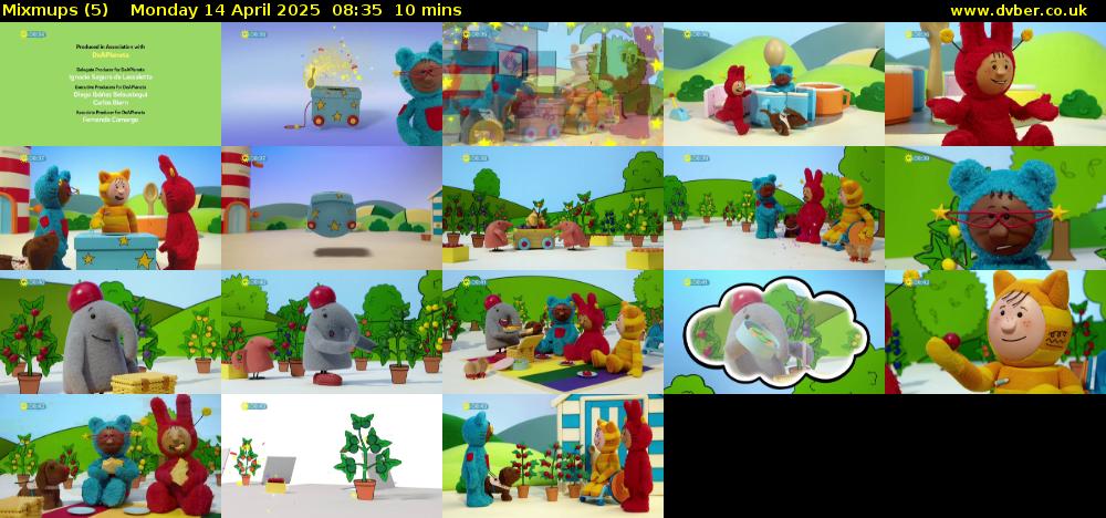 Mixmups (5) Monday 14 April 2025 08:35 - 08:45