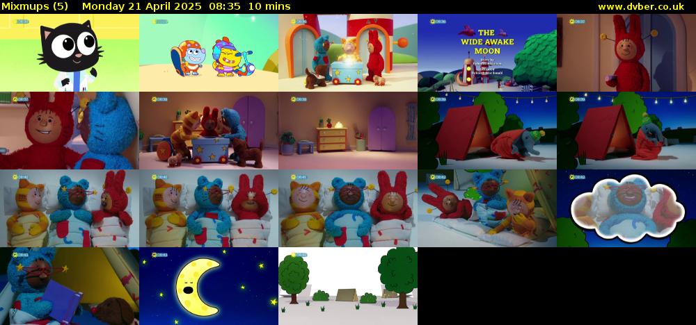 Mixmups (5) Monday 21 April 2025 08:35 - 08:45