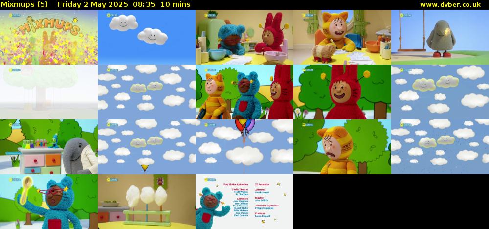 Mixmups (5) Friday 2 May 2025 08:35 - 08:45