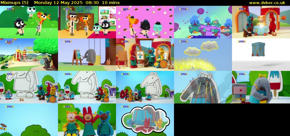Mixmups (5) Monday 12 May 2025 08:30 - 08:40