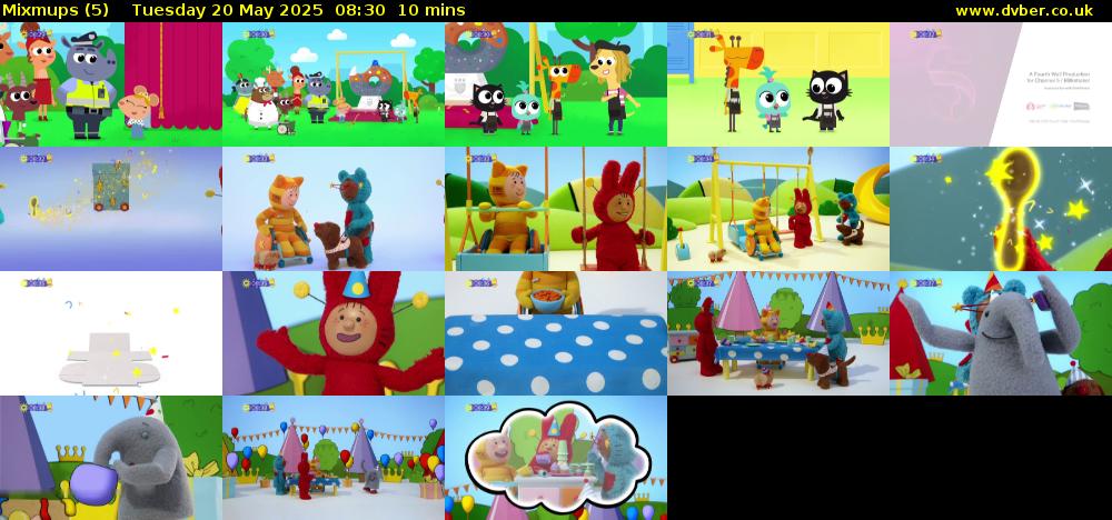 Mixmups (5) Tuesday 20 May 2025 08:30 - 08:40