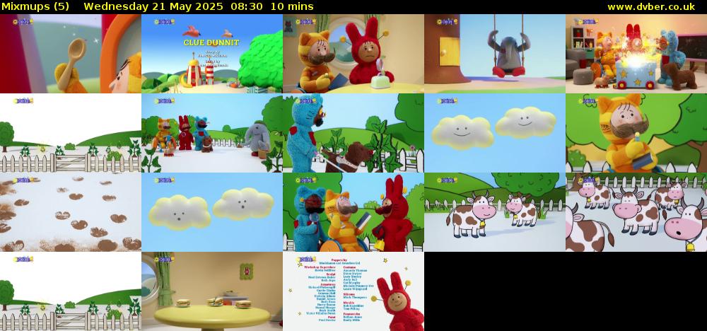 Mixmups (5) Wednesday 21 May 2025 08:30 - 08:40