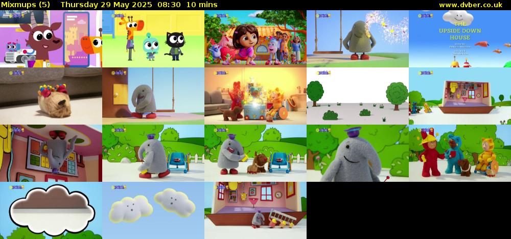 Mixmups (5) Thursday 29 May 2025 08:30 - 08:40
