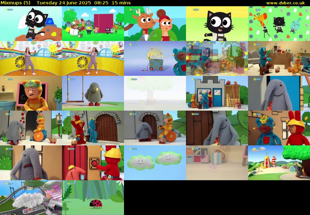 Mixmups (5) Tuesday 24 June 2025 08:25 - 08:40