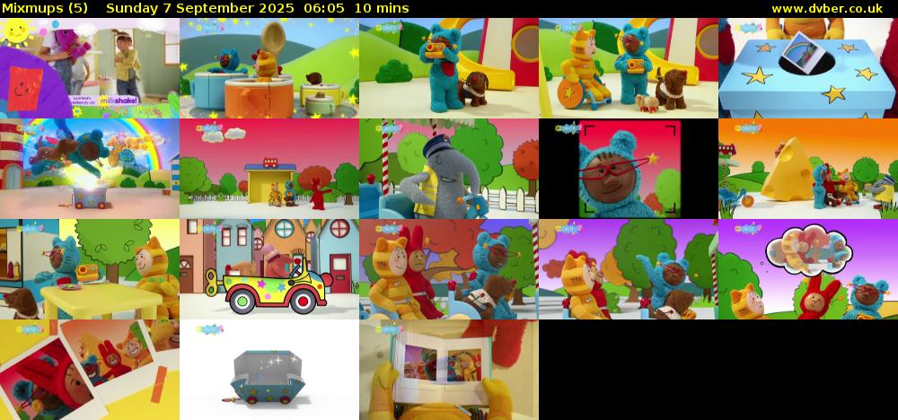 Mixmups (5) Sunday 7 September 2025 06:05 - 06:15
