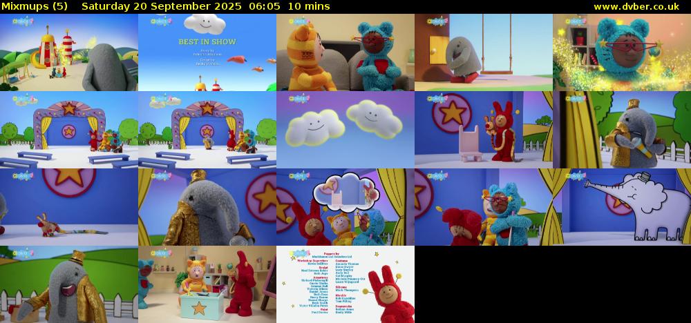 Mixmups (5) Saturday 20 September 2025 06:05 - 06:15