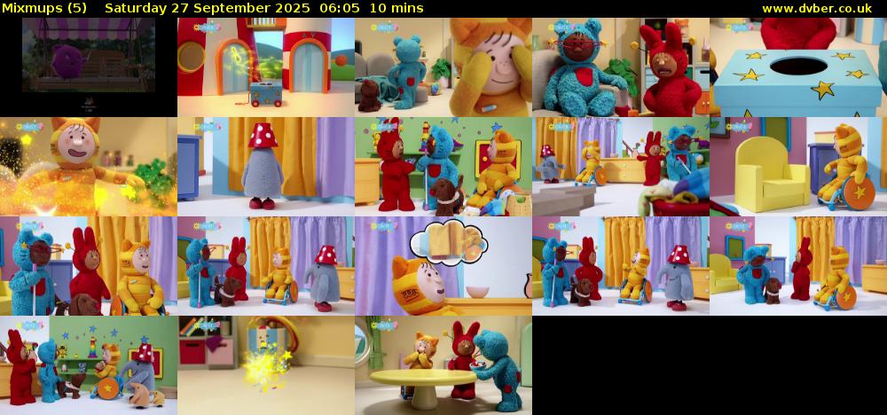 Mixmups (5) Saturday 27 September 2025 06:05 - 06:15