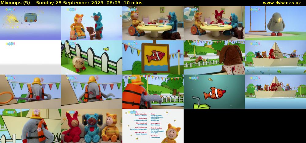 Mixmups (5) Sunday 28 September 2025 06:05 - 06:15