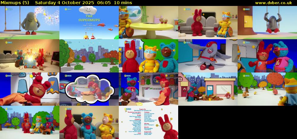 Mixmups (5) Saturday 4 October 2025 06:05 - 06:15