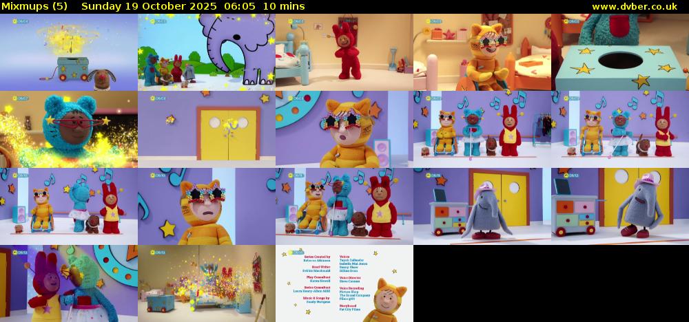 Mixmups (5) Sunday 19 October 2025 06:05 - 06:15