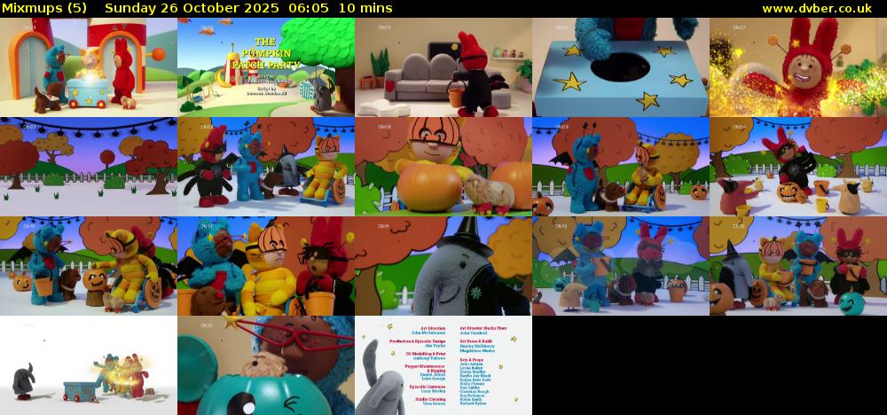 Mixmups (5) Sunday 26 October 2025 06:05 - 06:15