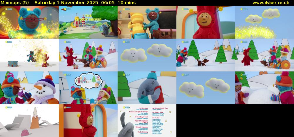 Mixmups (5) Saturday 1 November 2025 06:05 - 06:15