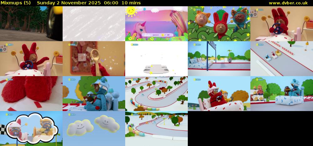 Mixmups (5) Sunday 2 November 2025 06:00 - 06:10